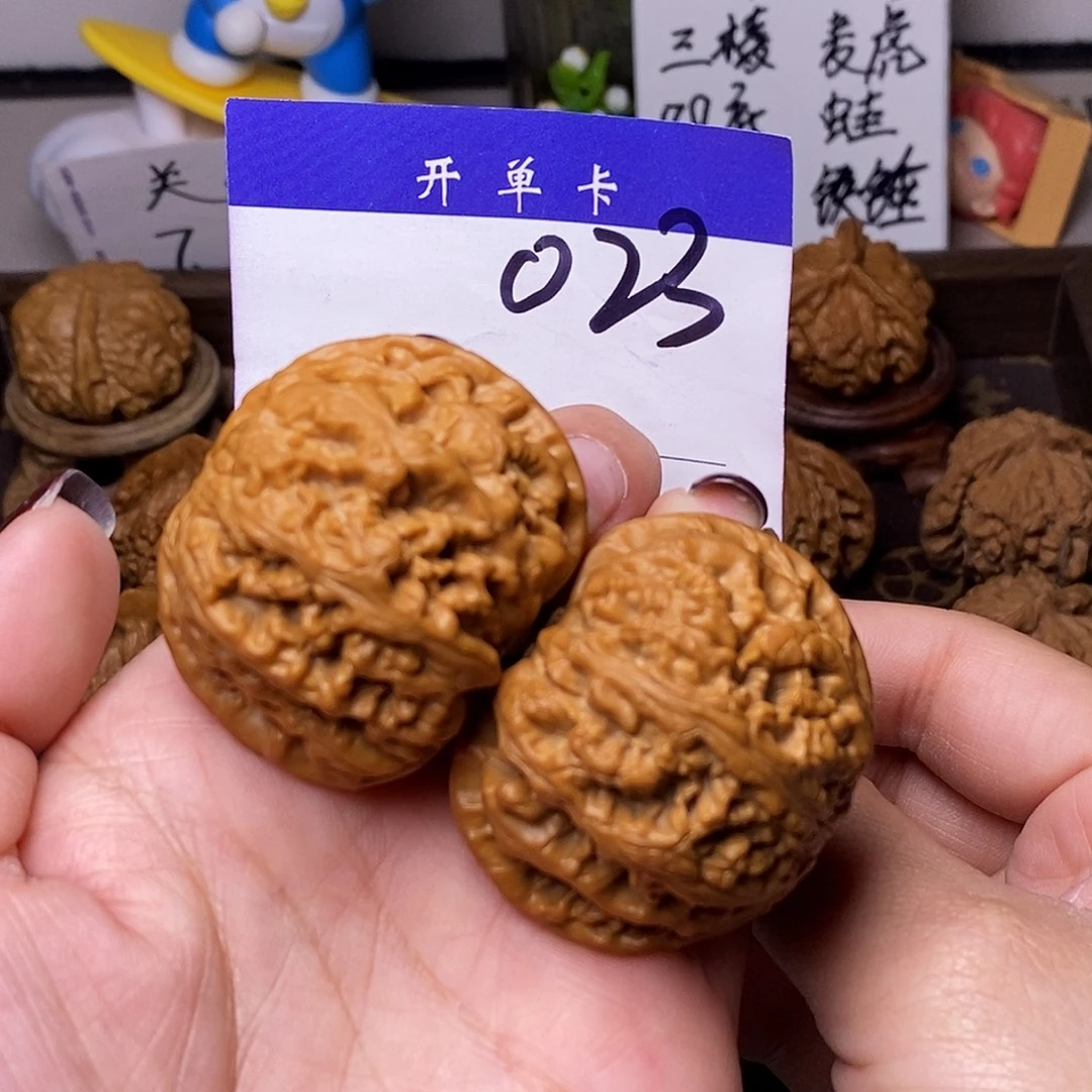 桃核吊坠文玩核桃大粗筋45修n