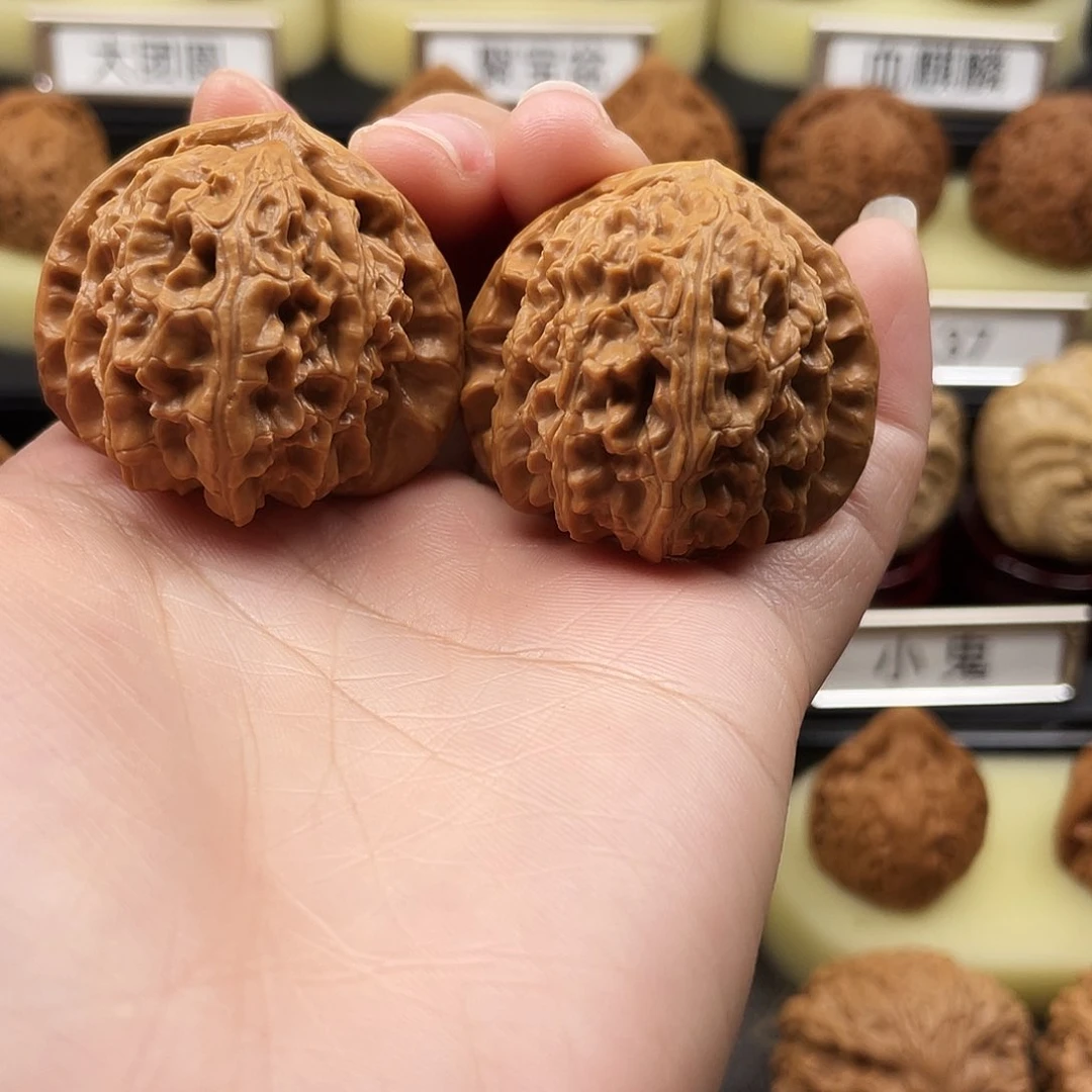 文玩核桃把件x*三角白610