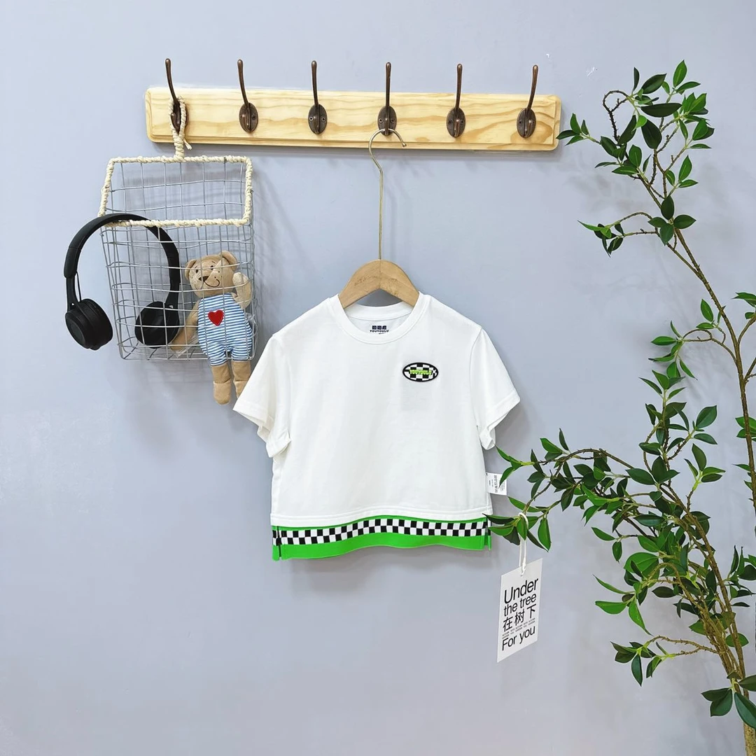 31401高端专享夏季短袖白色呦呦鹿