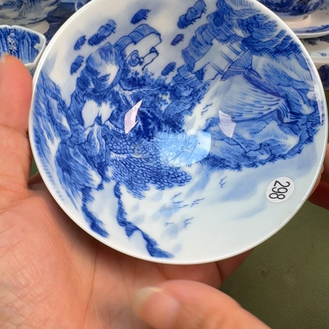 景德镇纯手绘茶具圆圆298