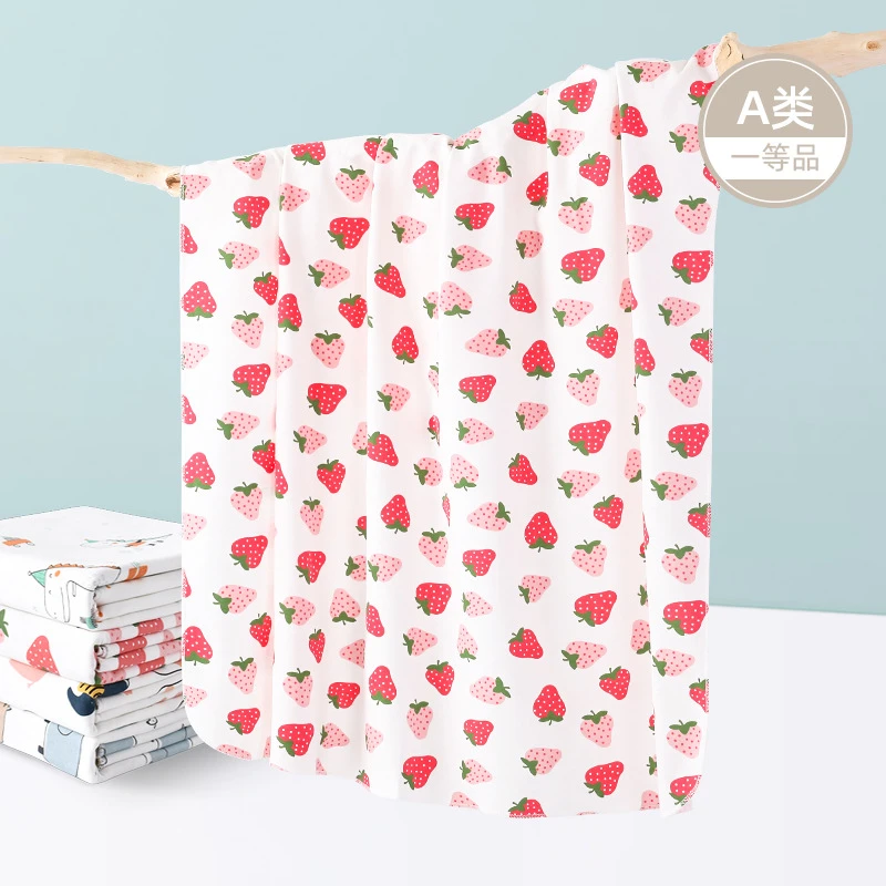 初生婴儿包单单层新生宝宝产房纯棉襁褓裹布包巾四季包被两用抱毯