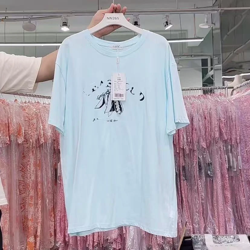 【YZ•衣系列】NN265-时尚女装设计感T恤显瘦x休闲设计师宽松