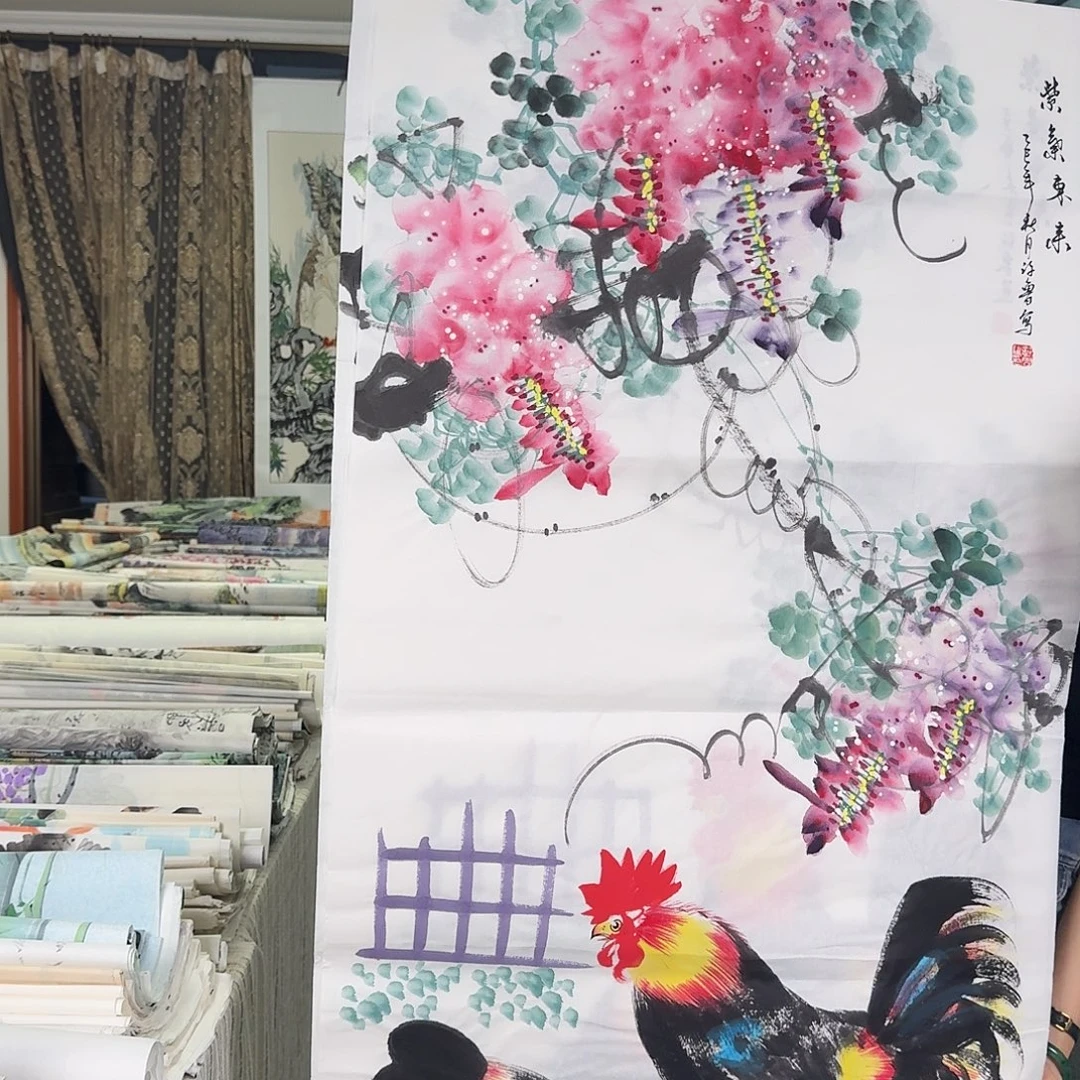 纯手绘国画作品作品