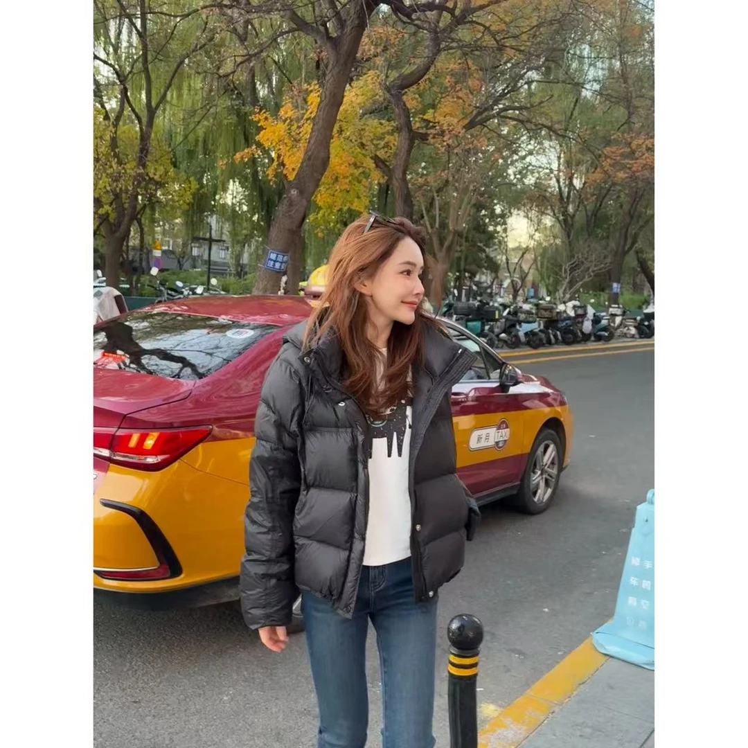 【有点温暖短款羽绒服】小允姐姐2025新款时尚高级连帽羽绒服【1124】