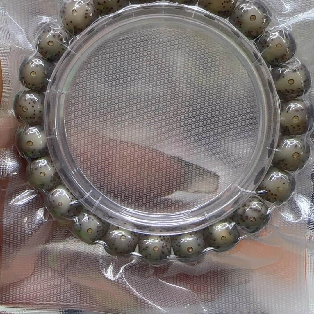 星月菩提手串23殿堂黑冰星月菩提1.0桶单圈