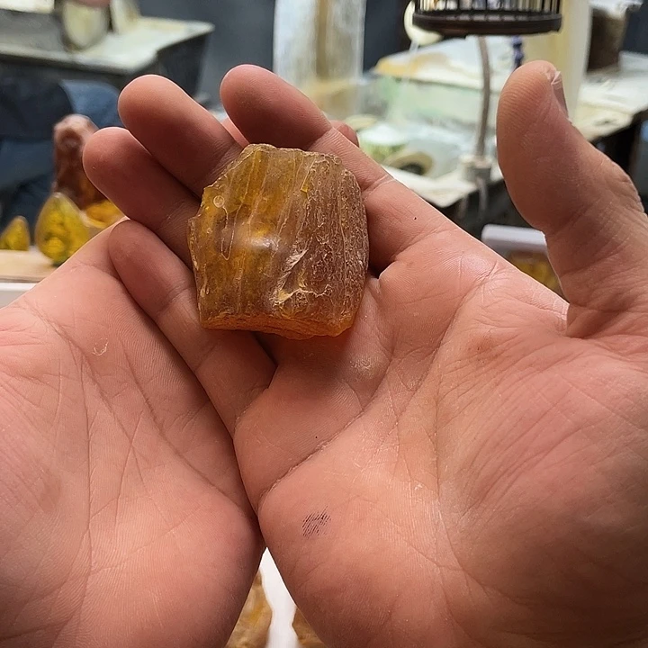 醉***哥定制琥珀未镶嵌天然琥珀蜜蜡