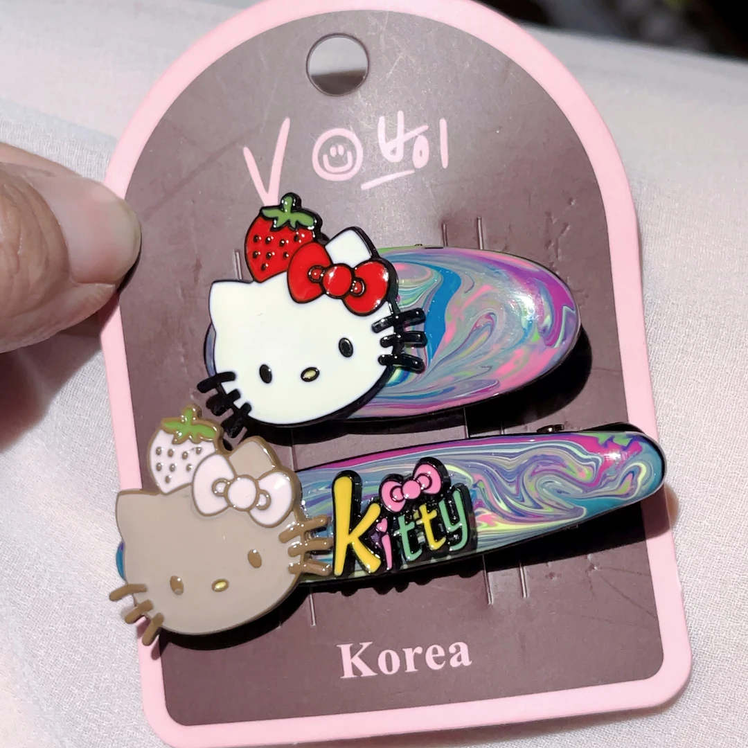 F68油画风小猫咪一对边夹