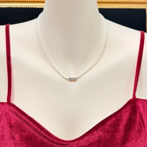 【六六中古】孤品天然淡水珍珠项链ty1865链长40