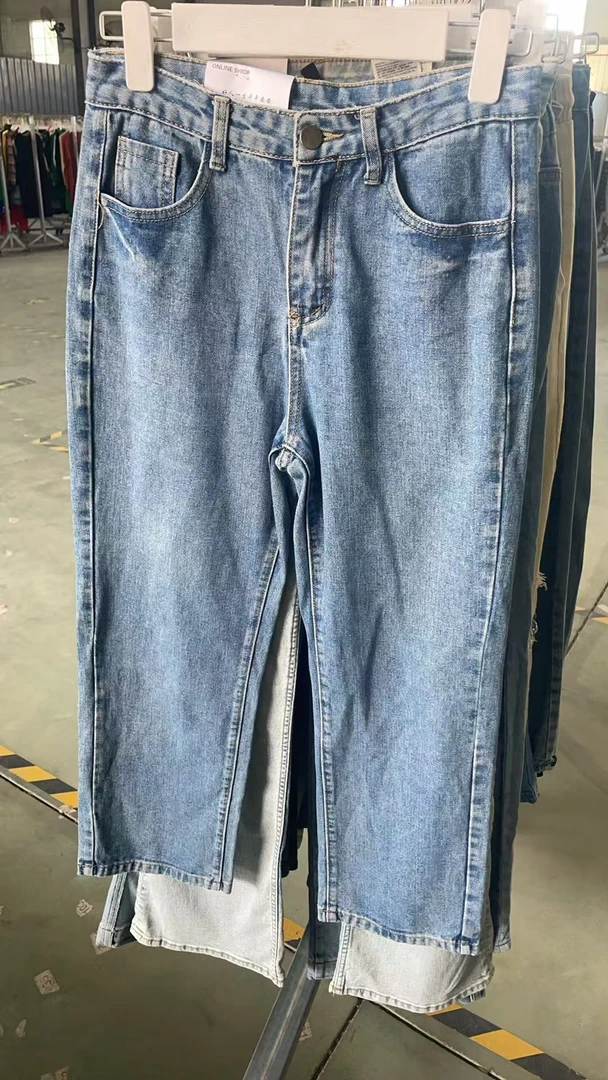 20(1901-2000)【直播间下单】春季显瘦中腰牛仔裤休闲宽松