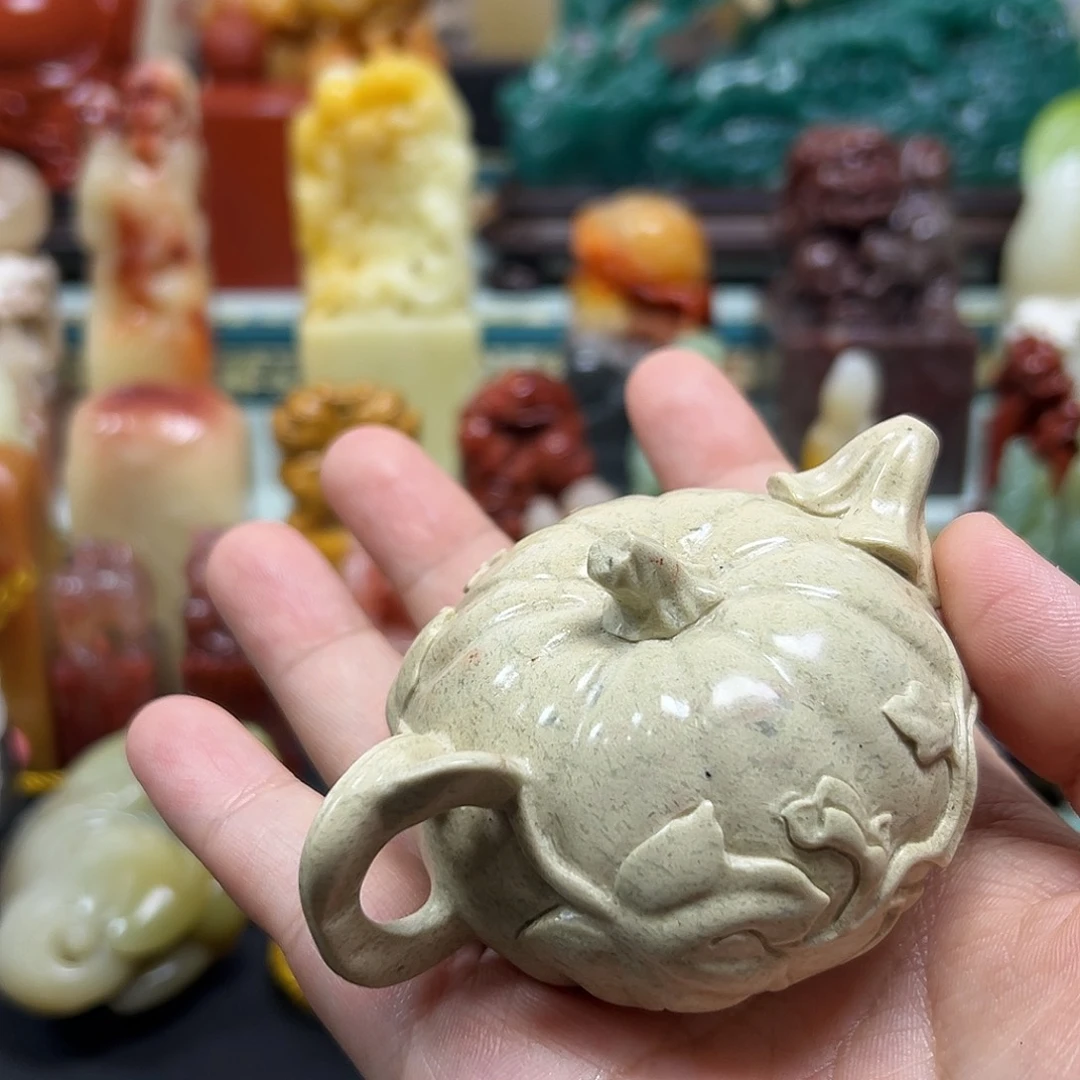 m***a寿山石印章雕刻工艺