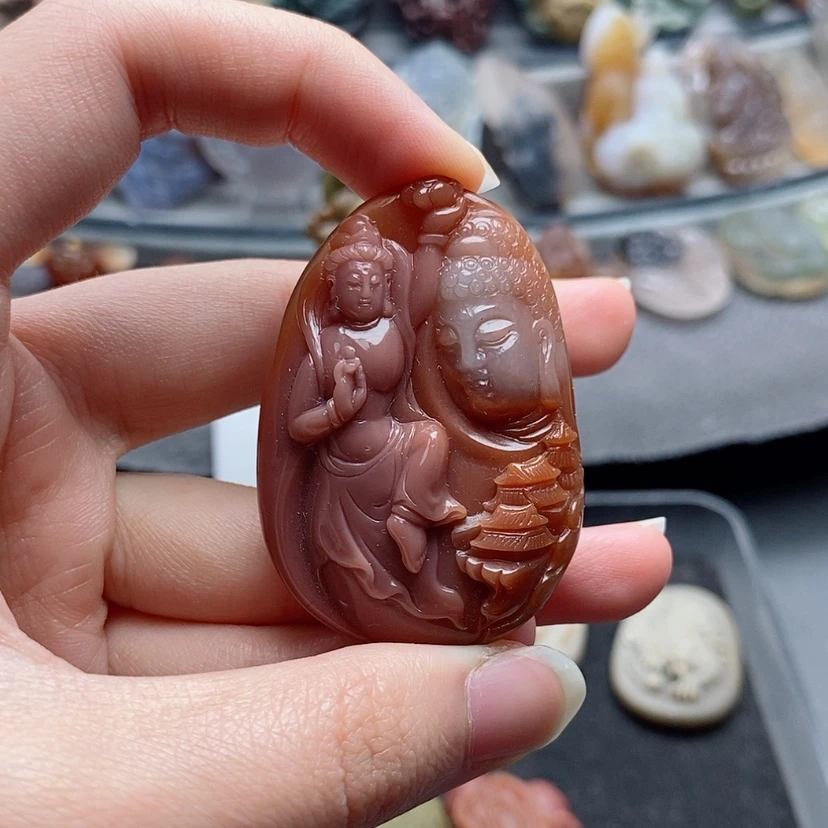 【闪购商品】未镶嵌吊坠定制石英质玉31