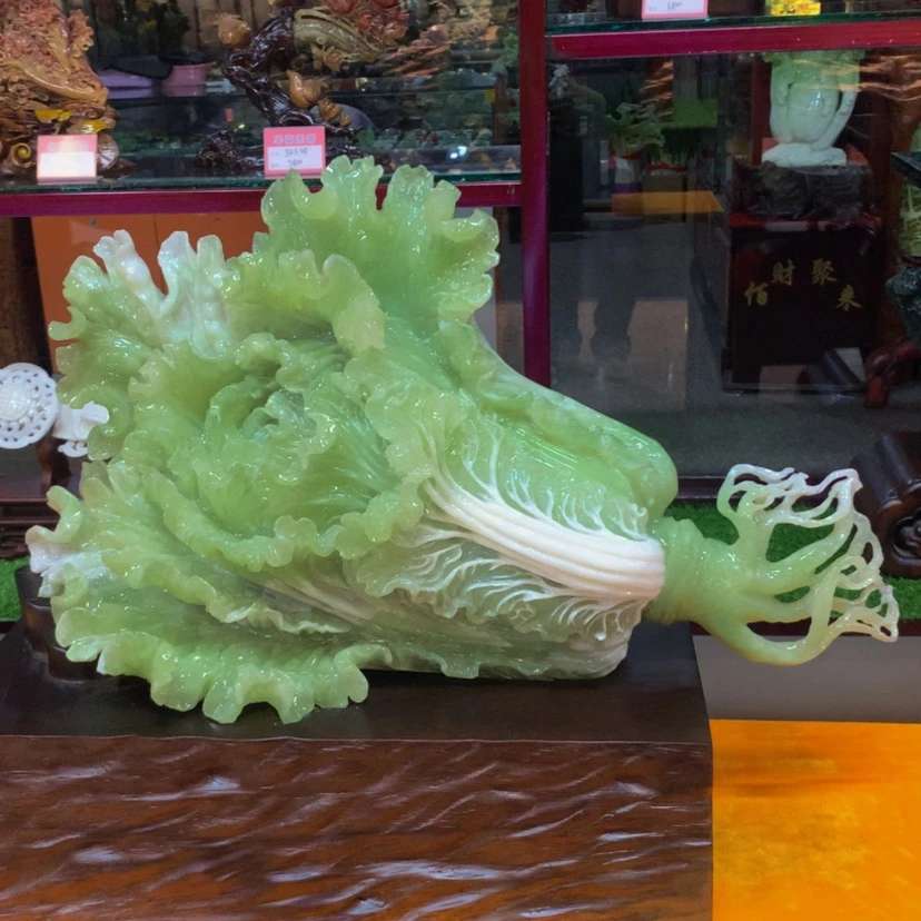 【闪购商品】未镶嵌蛇纹石玉摆件覆膜