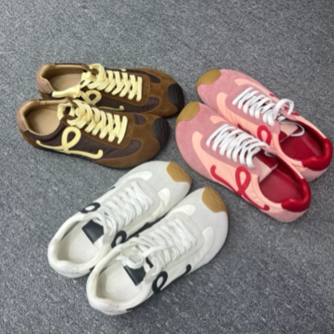 杨幂同款2025新款四季款休闲德训女鞋运动复古阿甘老钱风咖美式