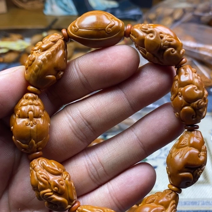 手串/手链橄榄核橄榄核雕工艺手串