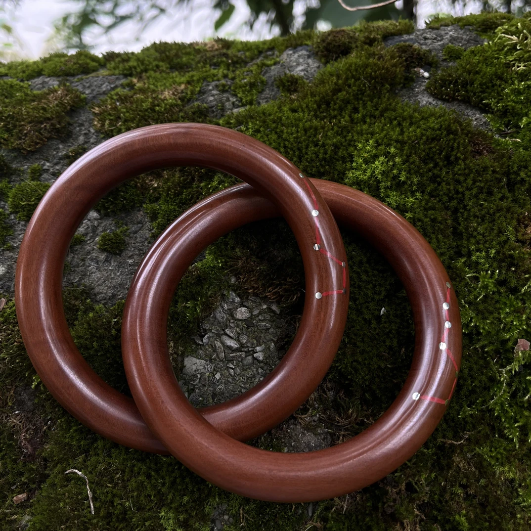 雷击枣木手环手镯手工木雕雷击木乾坤圈阴阳镯雷击枣木乾坤圈