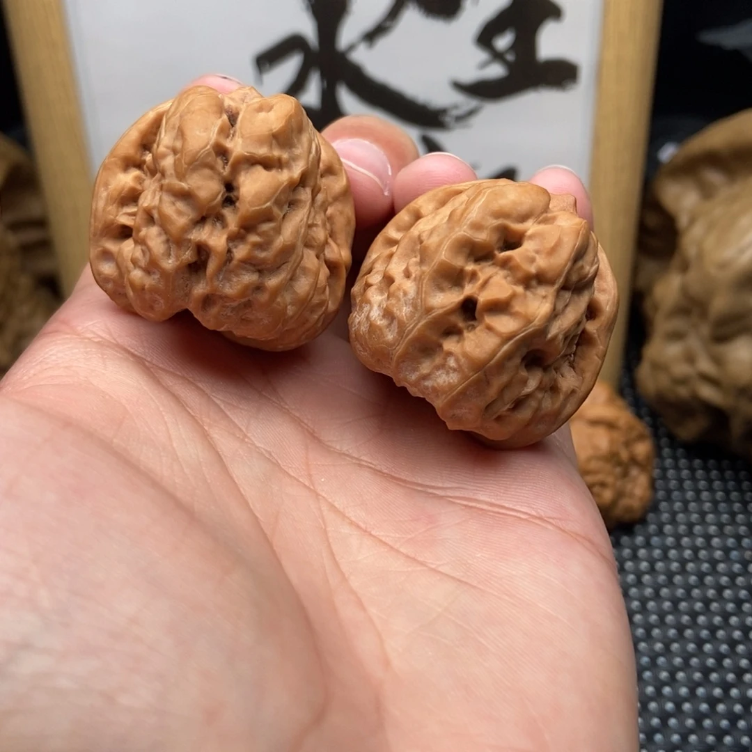 文玩核桃把件35全品蛤蟆头