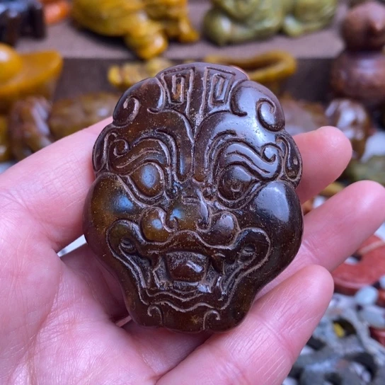 蛇纹石玉未镶嵌颈饰139