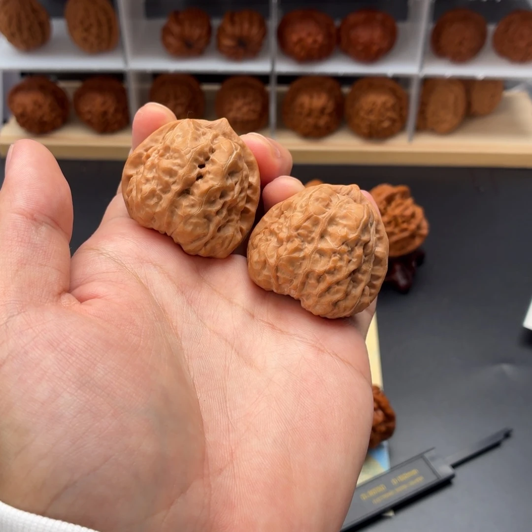 文玩核桃把件三角蛙39/41/37