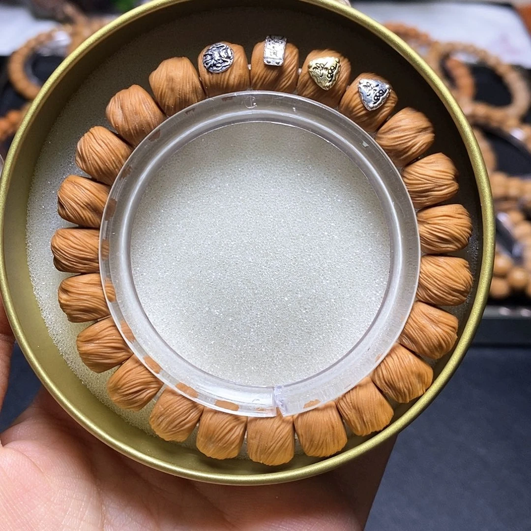 猴头核桃手串四标鬼印无相尺寸10+全品单号378号