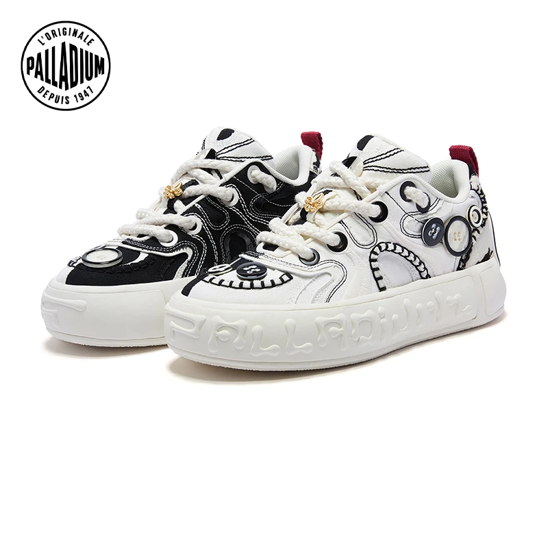 帕拉丁冬季男女款休闲鞋时尚潮流低帮圆头板鞋79305