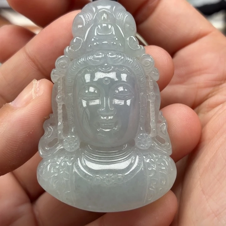 翡翠未镶嵌颈饰天然翡翠a货