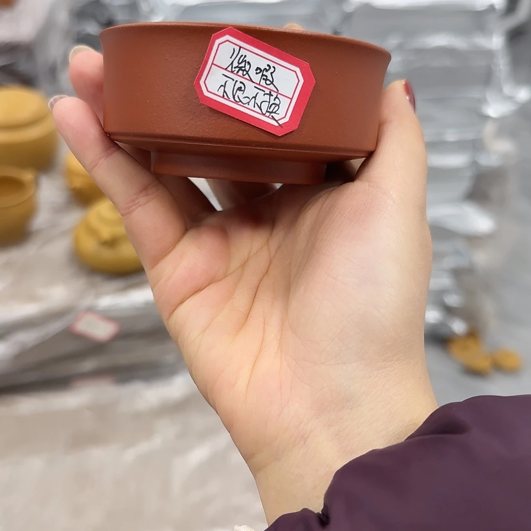 紫砂茶壶黄龙山原矿朱泥