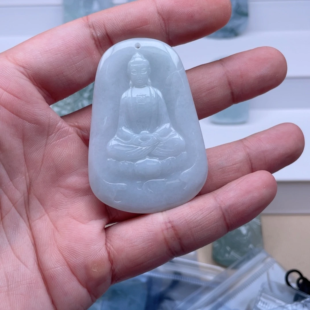颈饰未镶嵌翡翠多样性发其一 天然A货翡翠0030