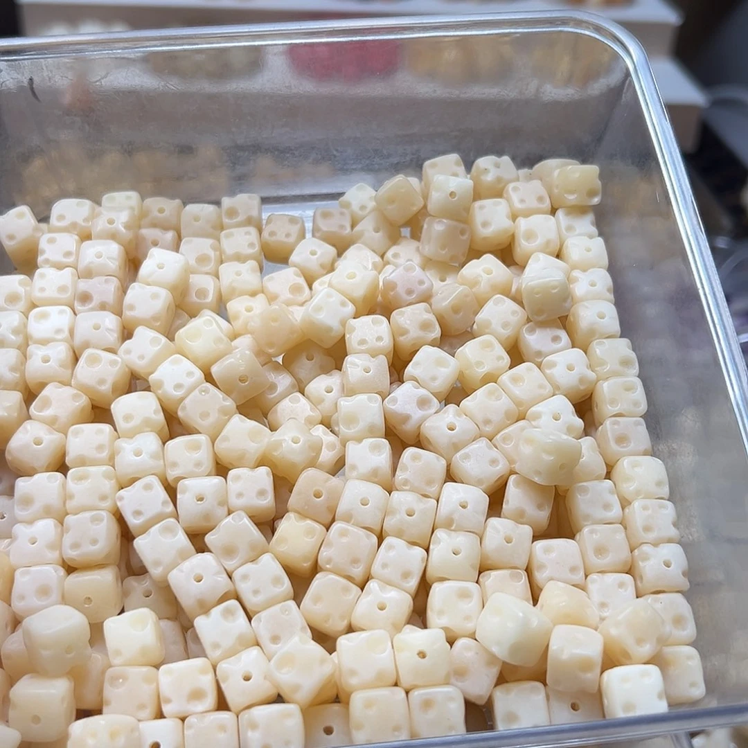 手串菩提根/象牙果奶蓝20颗