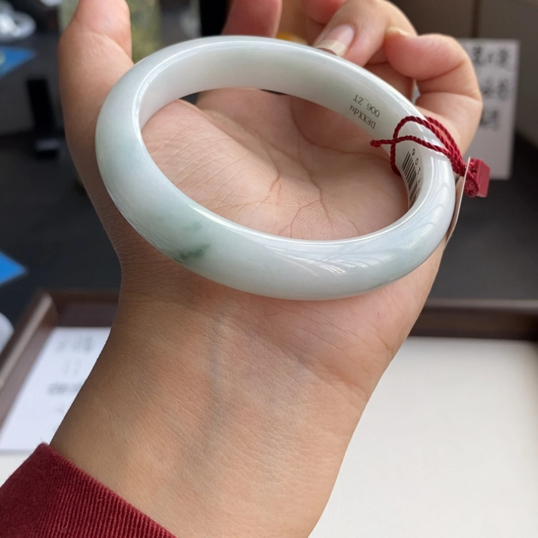 翡翠未镶嵌手镯58+口