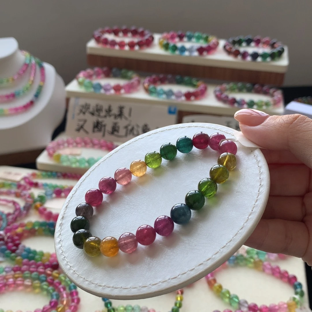未镶嵌手链碧玺碧玺