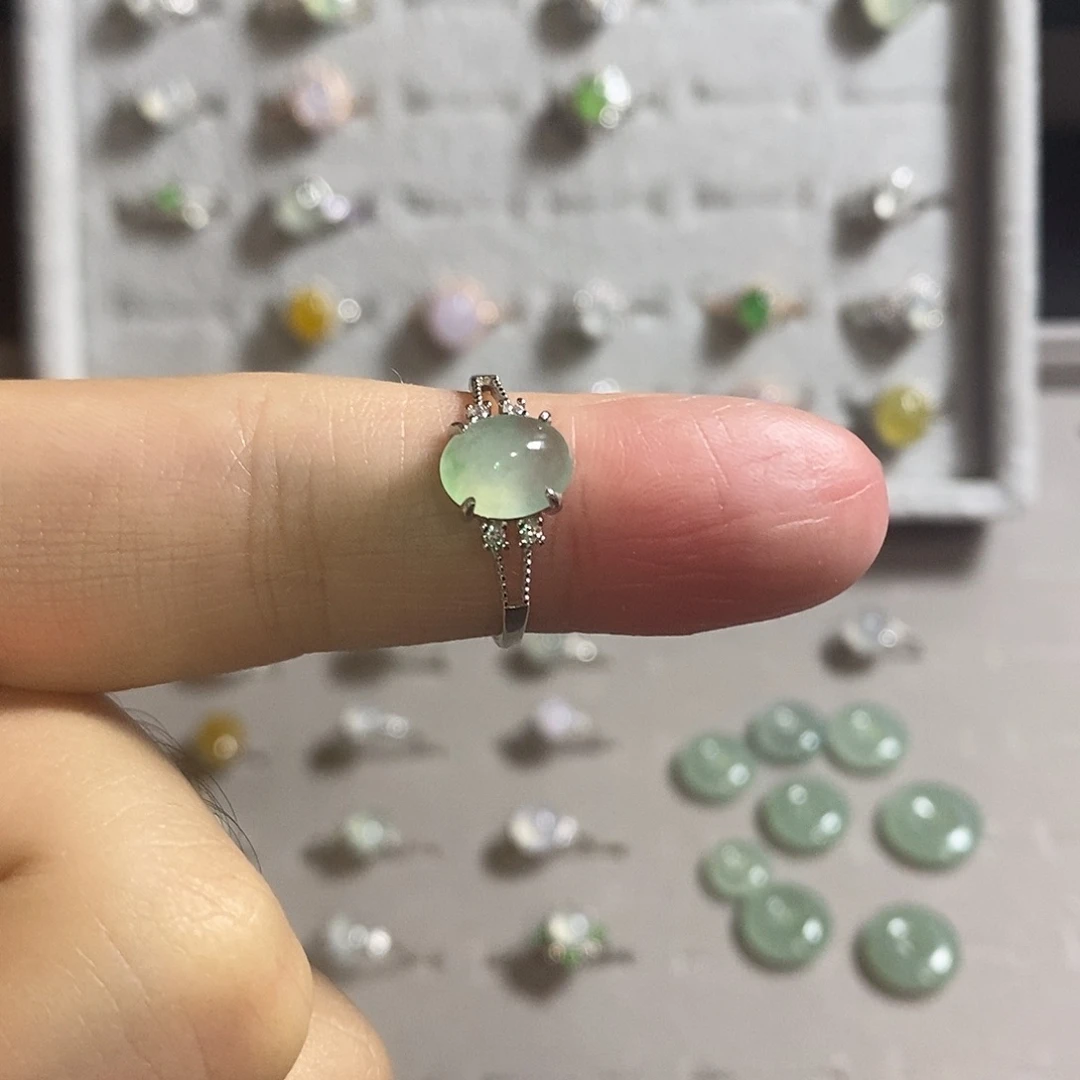 翡翠未镶嵌戒指翡翠戒指