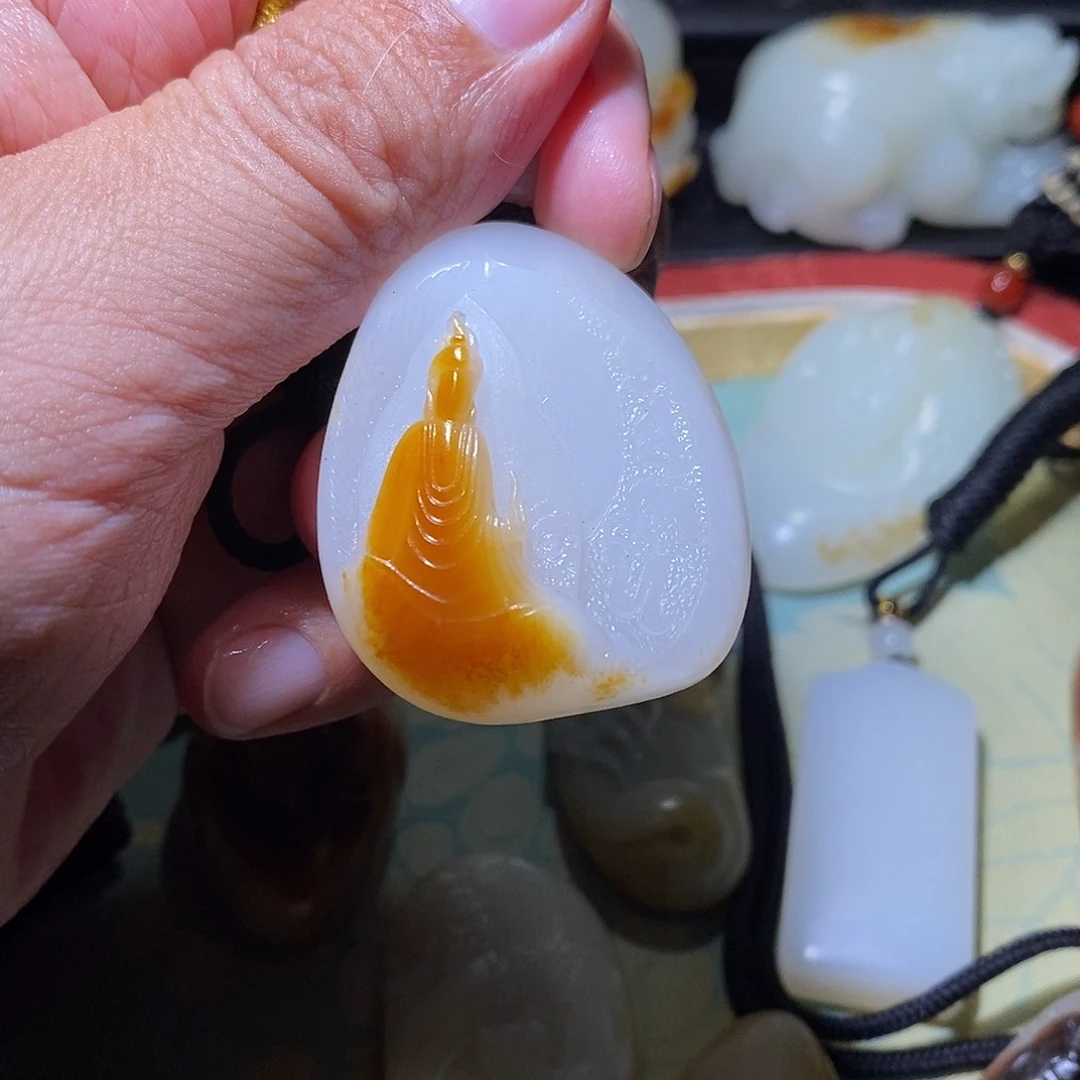 未镶嵌和田玉挂件财*
