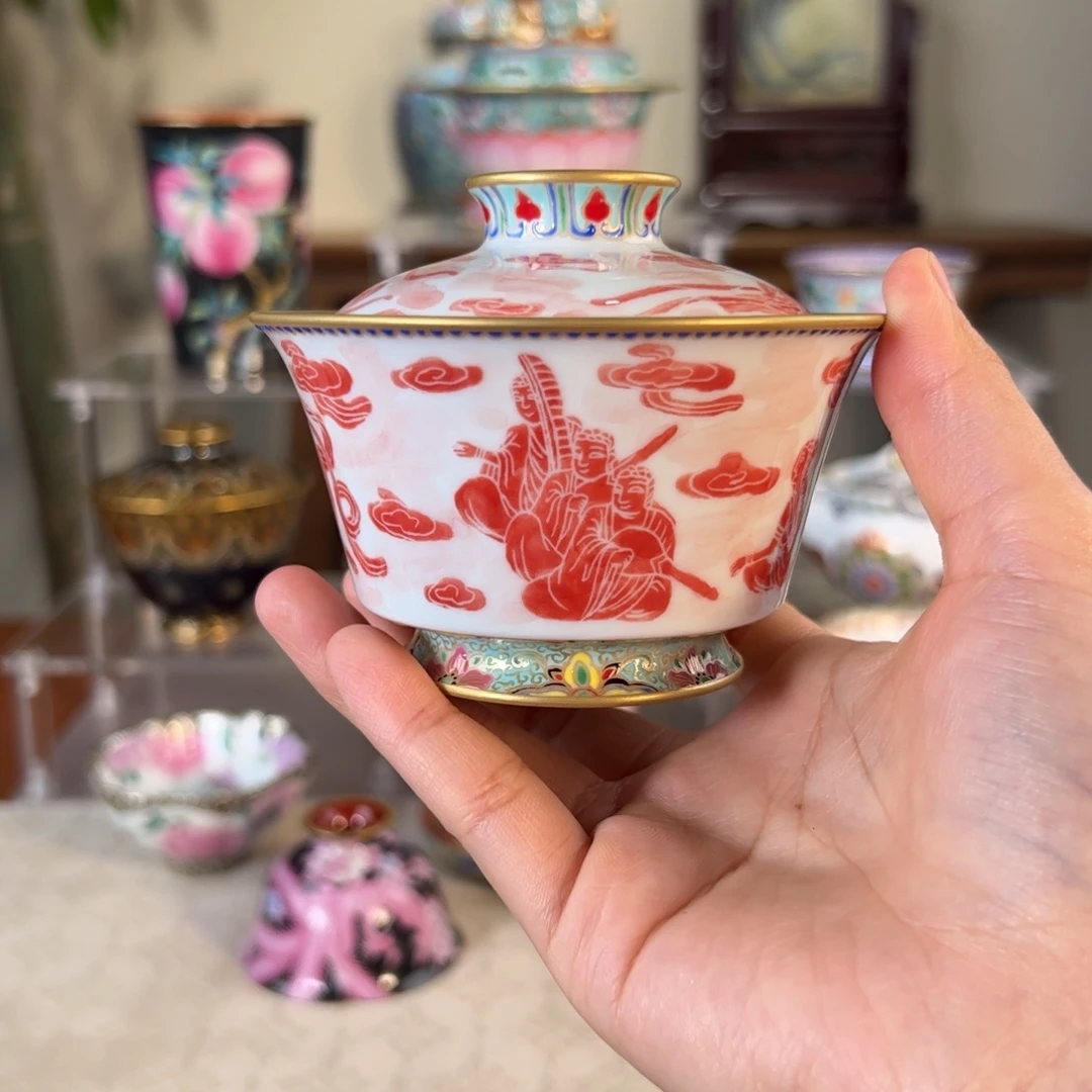 纯手工手绘 高端茶器