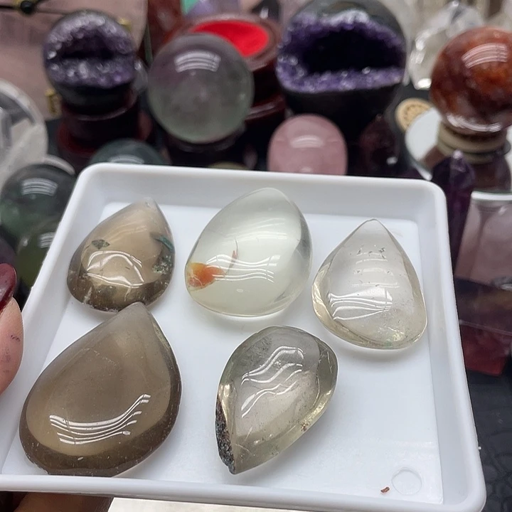 阿***闪珠宝半成品未镶嵌水晶40水滴
