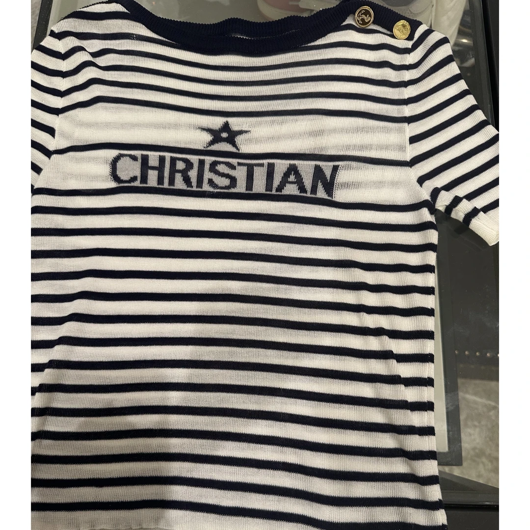 2025春夏新款 条纹短袖 女士圆领T恤衫（D05DD54DT01）