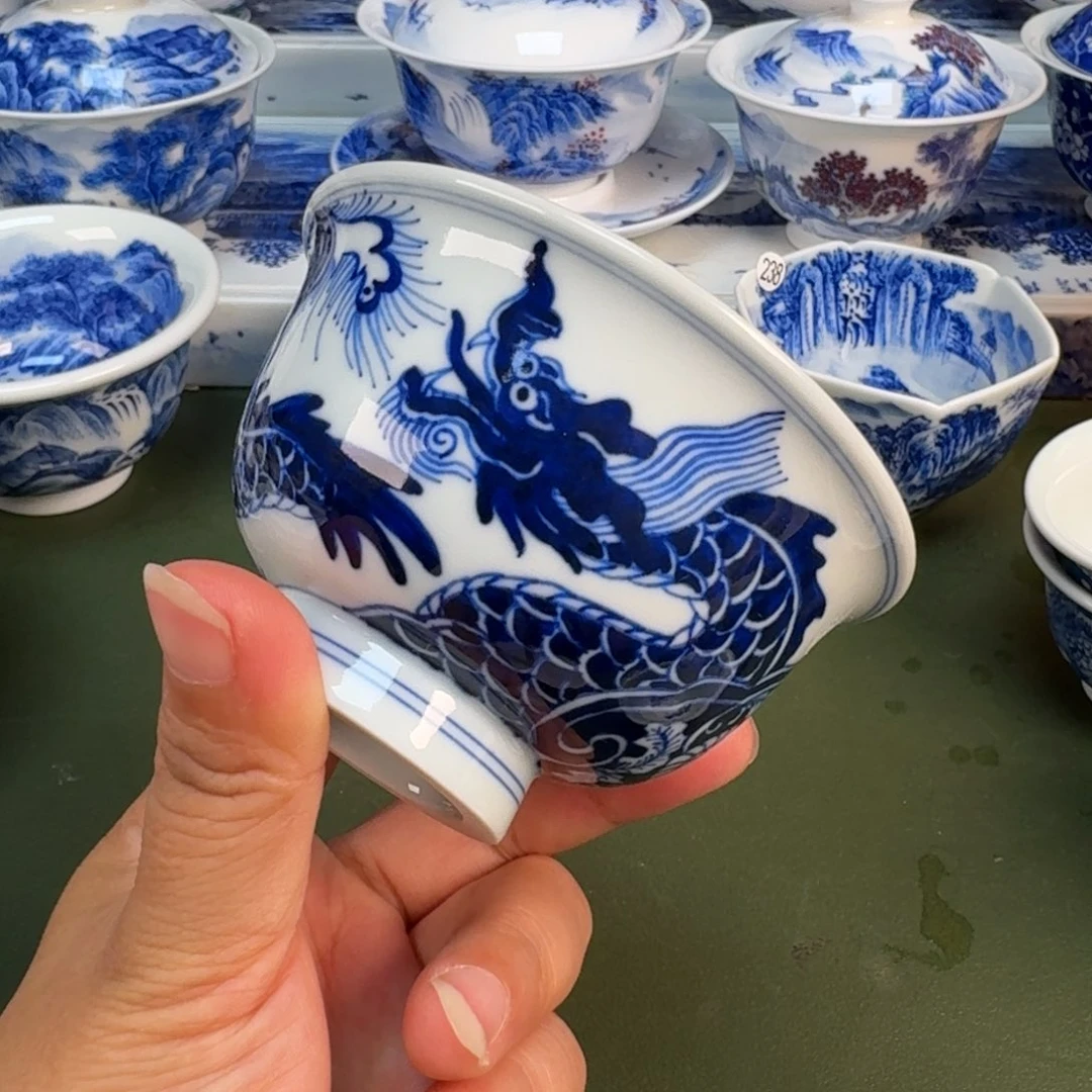 景德镇纯手绘茶具圆圆289