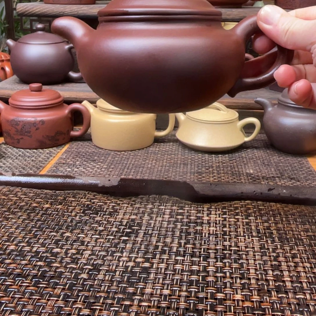 紫砂茶壶宜兴原矿紫砂手工制430