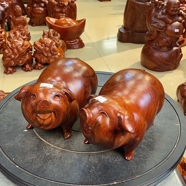 大果紫檀（缅甸花梨）缅甸花梨木猪