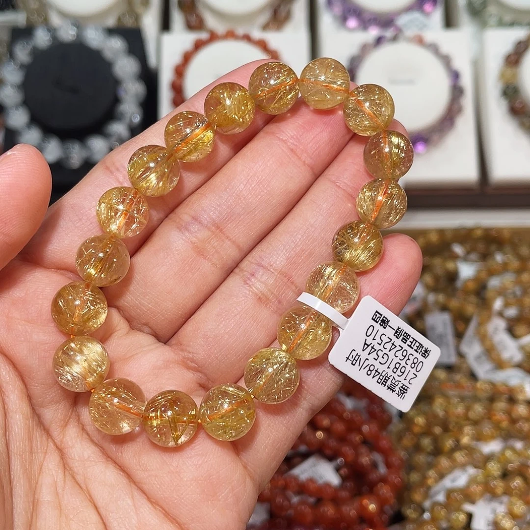 手串未镶嵌发晶钛晶10.5mm