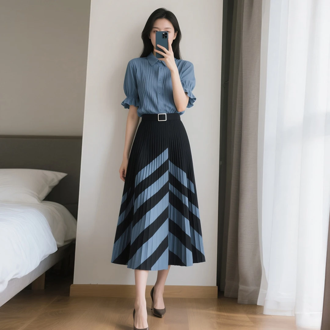 2025夏季新款女装复古时尚气质轻熟风套装裙子高级感洋气显瘦通勤