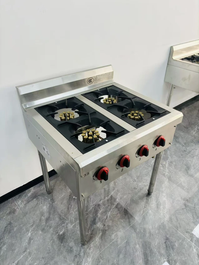 多头设计带熄火保护适用液化气天然气商用煲仔炉201不锈钢