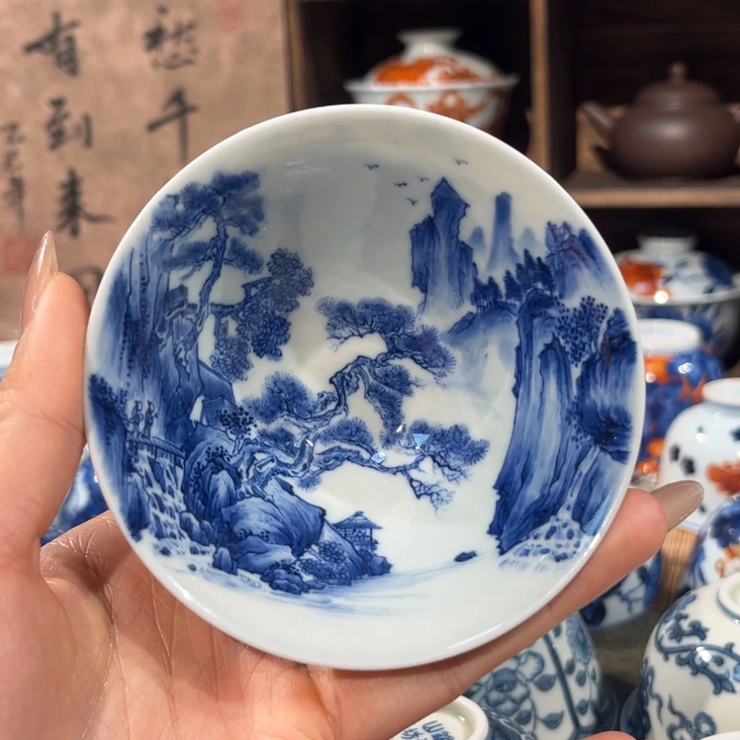 柴窑景德镇陶瓷主人杯