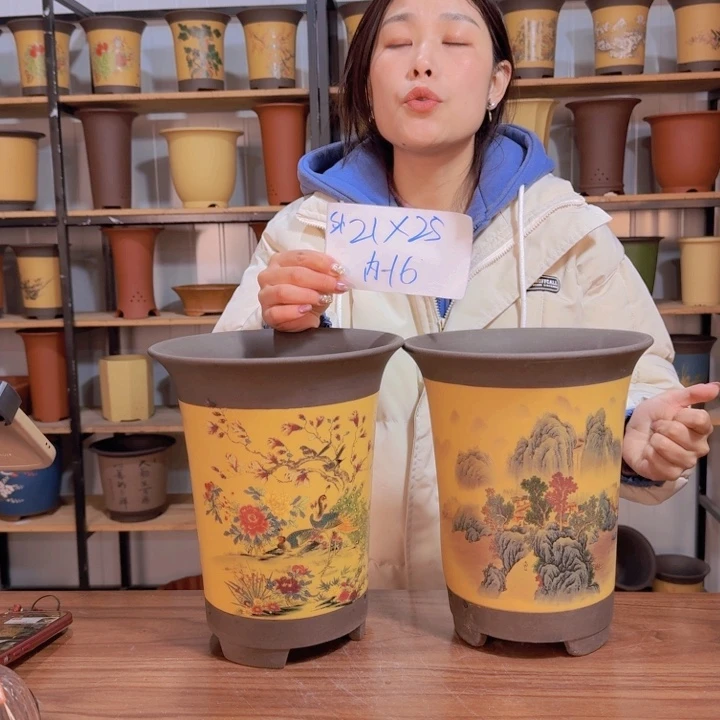 紫砂花盆紫砂花盆精品花盆