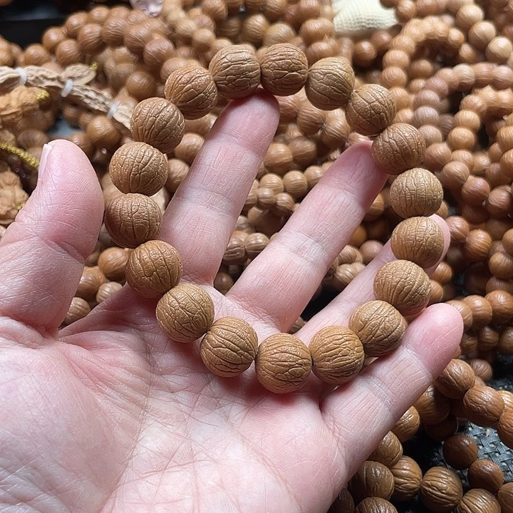 草珠菩提手串1.5麒麟纹聚宝盆