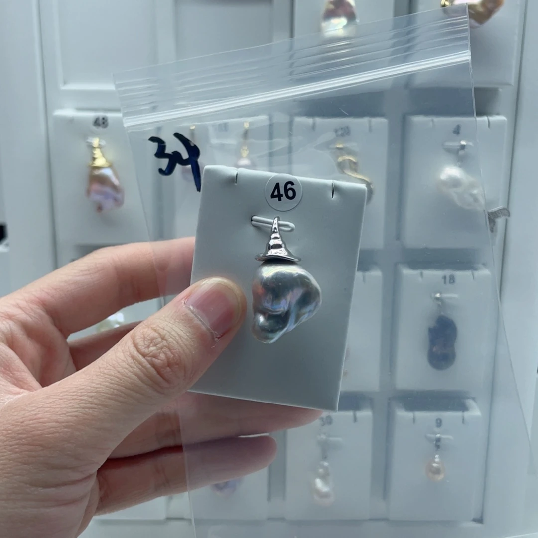 颈饰合金淡水珍珠