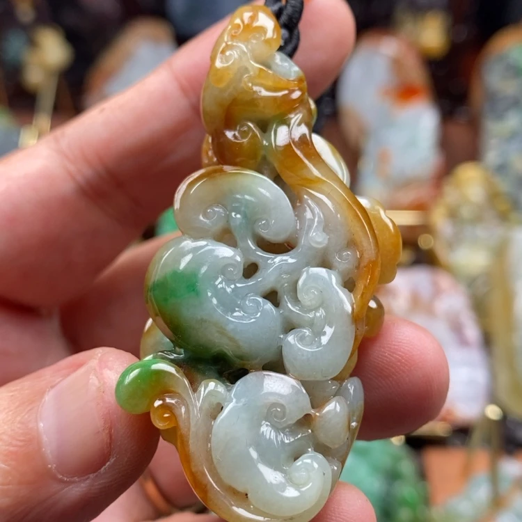 【闪购商品】翡翠未镶嵌颈饰缅甸翡翠A货吊坠