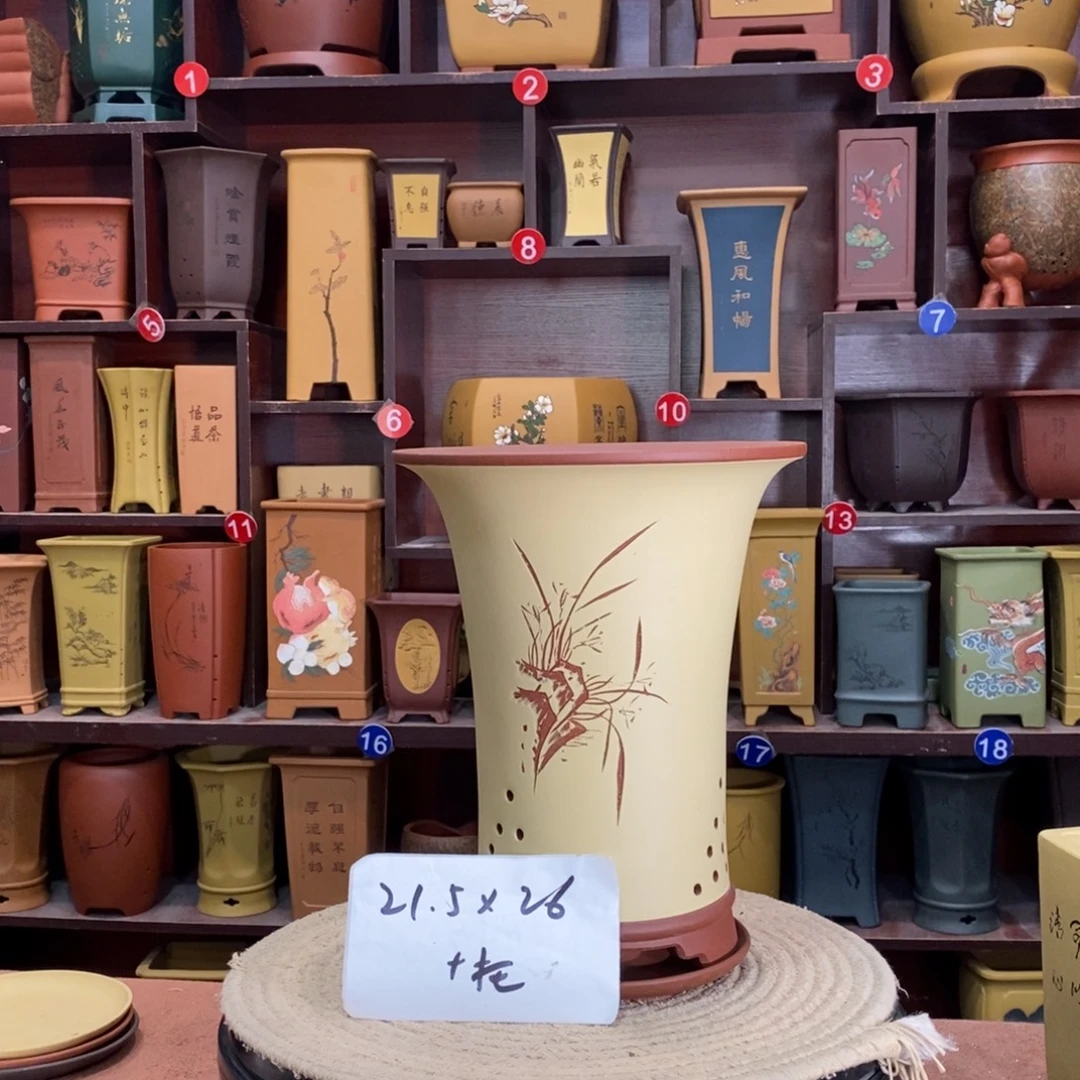 紫砂花盆紫砂艺术