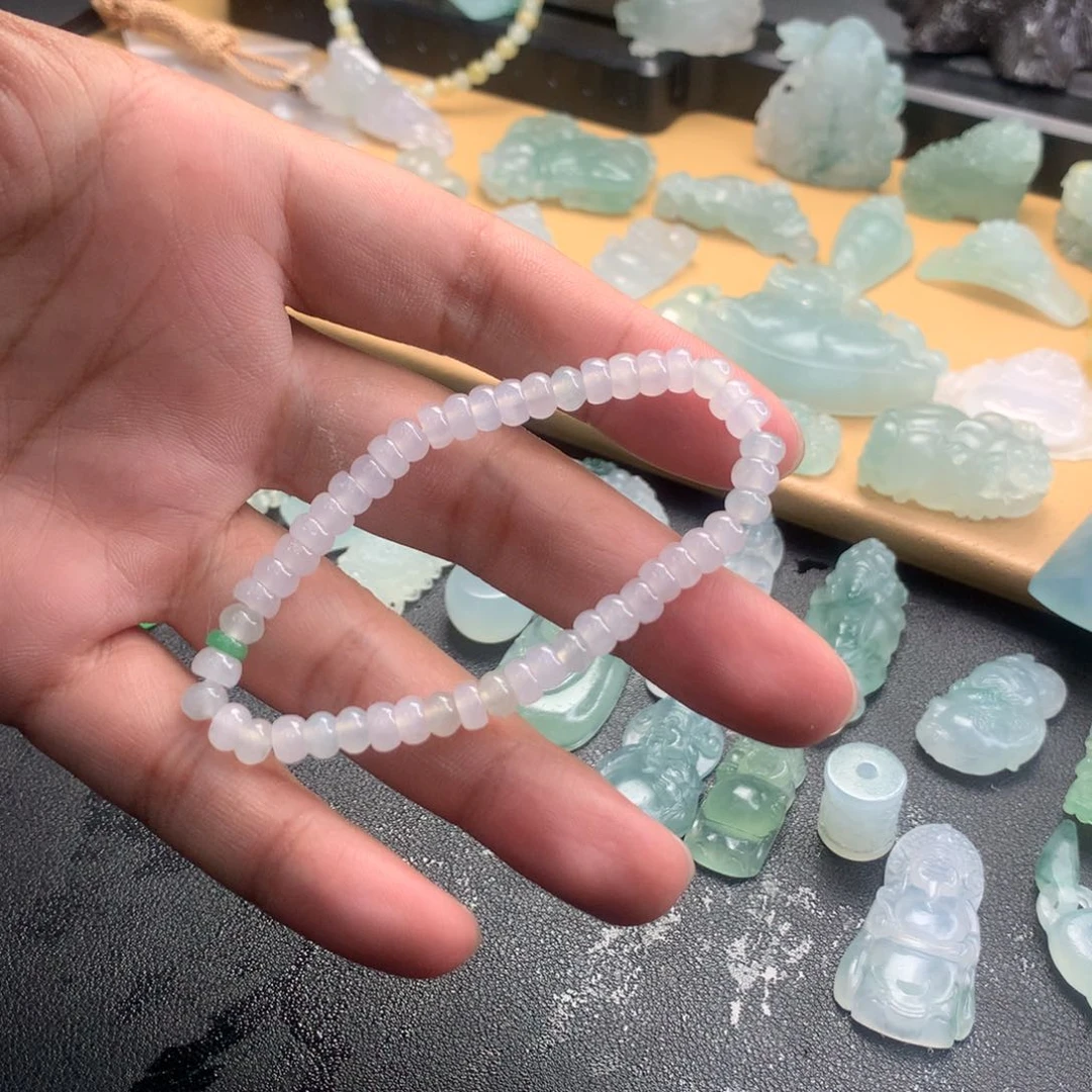 未镶嵌手链翡翠手串