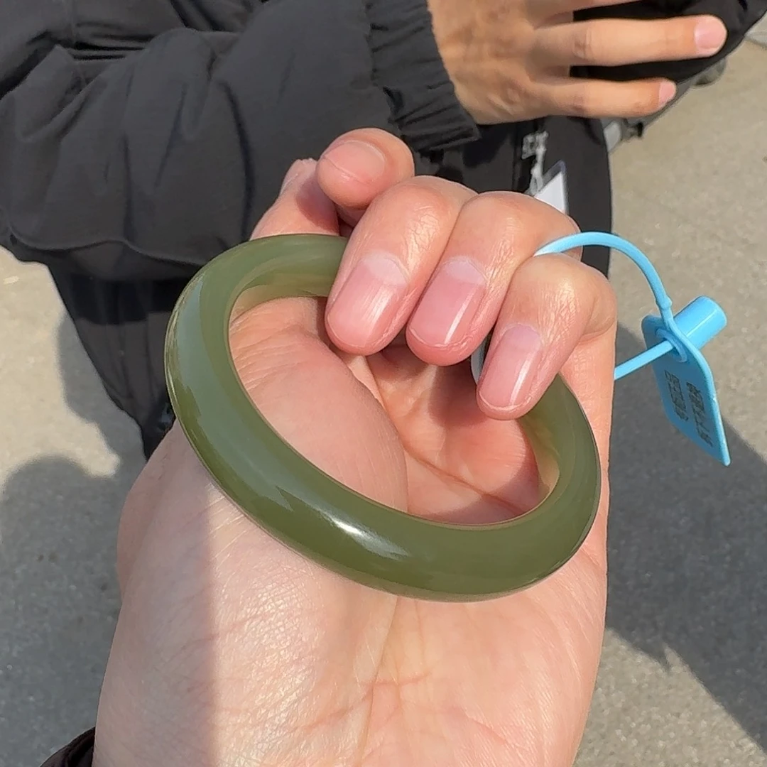 和田玉手镯未镶嵌210刘洋