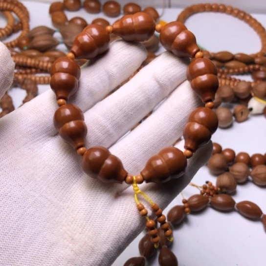 橄榄核手串2.4纯手工葫芦